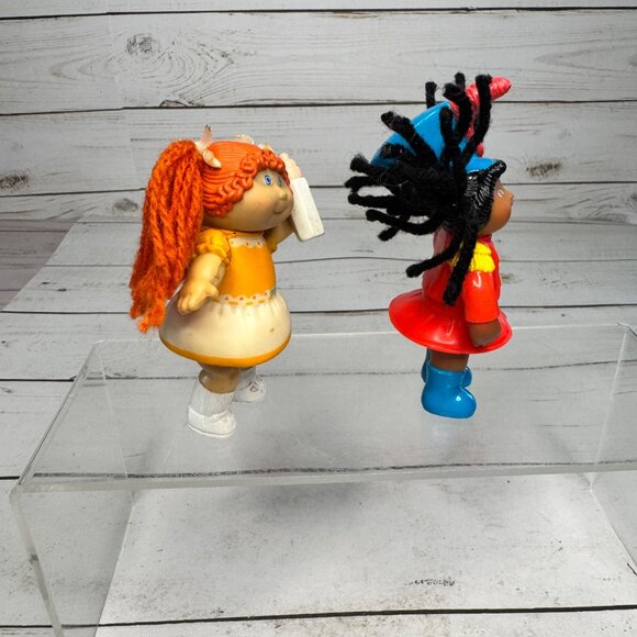 Cabbage Patch Kids McDonalds Toys Lot of 3 Vtg 1992 1993 Figures Yarn Hair - Picture 6 of 11